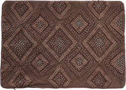 Bruine Kussenhoes Voor Bank Kussen (60 x 1 x 40 cm)