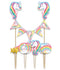 Bruna office - Cake decoratie unicorn 9 stuks