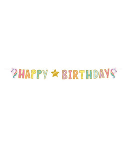 Bruna office - Letterslinger unicorn | 6 stuks