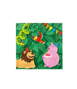 Bruna office - Napkins jungle | 6 stuks