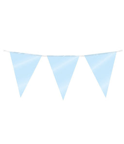 Bruna office - Party flag foil baby blue | 6 stuks
