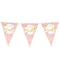Bruna office - Party flags foil it's a girl! | 6 stuks