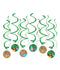 Bruna office - Swirl decorations jungle | 6 stuks