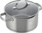 Brund Kookpan met Glazen Deksel 4L RVS