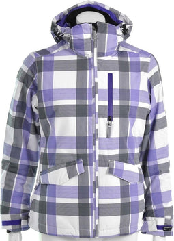 Brunotti Joanna Girls Jacket - Winterjas - Kinderen - Maat 128 - Wit;Paars;Zwart