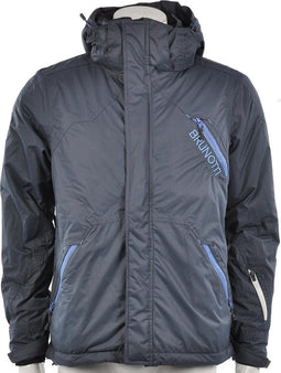 Brunotti Mahak Mens Jacket - Wintersportjas - Heren - Maat S - Grijs;Blauw