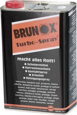 BRUNOX Turbo-Spray - Rust Remover & Multifunctional Spray - 5 Liter Can