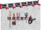 Bruns 1.1M-Set Bruns apparaathouder set van 6 (l x b x h) 500 x 55 x 105 mm 1 set(s)