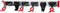Bruns Gereedschapshouder 50cm + 4 Houders + 2 Haken