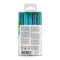 Brush Pen set Groenblauw | 5 kleuren