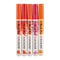 Brush Pen set Rood | 5 kleuren
