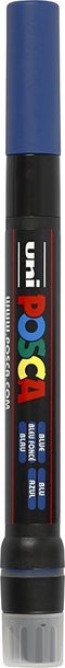 Brushverfstift Posca PCF350 donkerblauw