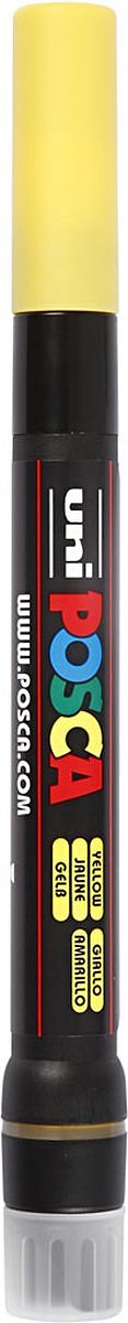 Brushverfstift Posca PCF350 geel