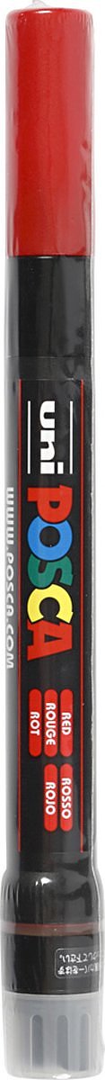 Brushverfstift Posca PCF350 rood