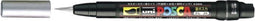 Brushverfstift Posca PCF350 zilver | 5 stuks