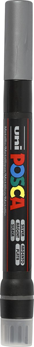 Brushverfstift Posca PCF350 zilver