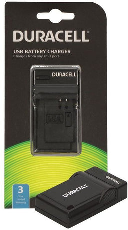 Duracell - Digital Camera Battery Charger - Zwart