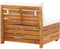 vidaXL - Tuinbank - 2-zits - met - kussens - massief - acaciahout
