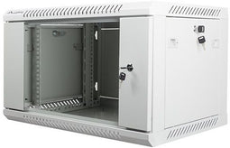 Lanberg WF01-6406-10S - Wandrek Rack - 45x60x37,4 cm - Zwart/Grijs