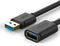 Unitek Y-C456GBK - USB verlengkabel - 0,5 m - Zwart