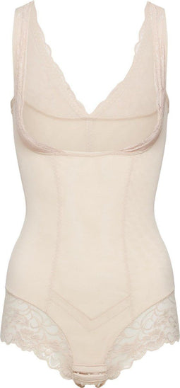 MAGIC Bodyfashion Super Control Body - Dubbele mesh laag - Latte