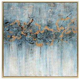 Schilderij DKD Home Decor Abstract Modern (131 x 3,8 x 131 cm)