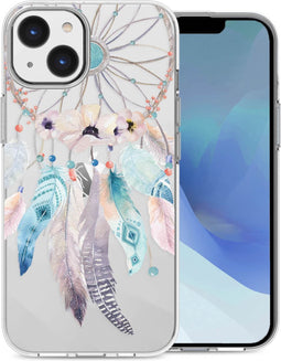 imoshion Hoesje Geschikt voor iPhone 14 Hoesje Siliconen - imoshion Design hoesje - Meerkleurig / Dreamcatcher