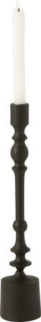 J-Line kandelaar Neuh - aluminium - zwart - large