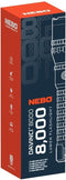 Nebo Davinci™ 8000 - Oplaadbare LED zaklamp - 8000 Lm - Donker grijs