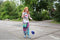 BS Toys Diabolo Rubber - Speelgoed - Buitenspeelgoed voor Kinderen - Met Houten Stokjes - Voor Jongens en Meisjes - Vanaf 6 Jaar - Blauw - Circus speelgoed - Buiten speelgoed - Buitenspel - Buiten Spellen - Tuin Speelgoed - Cadeau kind
