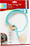 BS Toys Enkelspringbal Junior - Kinder Speelgoed - 75 X 4 Cm - Hout/polyester - Blauw - Buitenspeelgoed - Cadeau kind