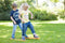 BS Toys Houten Loopski's voor twee personen