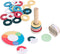 BS Toys Kleurcombinatie Race Spel - Educatief Speelgoed - Strategisch Actiespel - Kinderspeelgoed - Vanaf 4 Jaar - 2 tot 4 Spelers