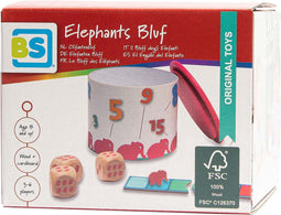 BS Toys Olifantenbluf - Hout - FSC - Dobbelspel - 3 tot 6 spelers