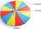 BS Toys Parachute Spel met Gat - Buitenspeelgoed - Vangspel - Doekspel 3 tot 12 Spelers - Spelletjes voor kinderen - Buiten speelgoed - Buitenspel - Buiten Spellen - Tuin Speelgoed - Strandspeelgoed - 3 Meter doek