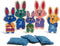 BS Toys Werpspel Bunnies Kussengevecht - Pittenzak gooien - Speelgoed 3 Jaar - Kinderspeelgoed