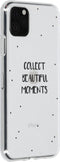 Hoesje Siliconen Geschikt voor iPhone 11 Pro Max - Design Backcover siliconen - Meerkleurig / Beautiful Moments