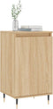 vidaXL - Dressoir - 40x35x70 - cm - bewerkt - hout - sonoma - eikenkleurig