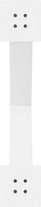 vidaXL - Eettafelpoten - 2 - st - X-vormig - 80x(72-73) - cm - staal - wit