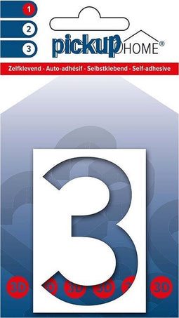 Pickup 3D Home zelfklevend Milan 60 wit 3 - diapositief