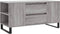 vidaXL - Salontafel - 102x44,5x50 - cm - bewerkt - hout - grijs - sonoma - eikenkleur