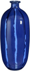 Mica Decorations Vaas Montello - 19x19x45 cm - Glas - Blauw