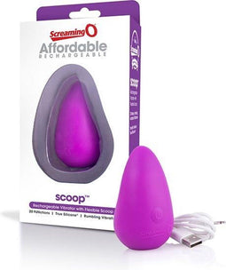 The Screaming O Scoop Clitorale Stimulator - Paars