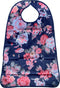 Secobed Wasbare slab - Met opvangbak - Blauw met roze bloemen - 50 x 75 cm