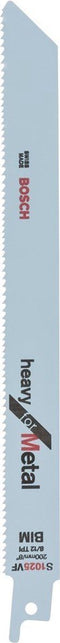 Bosch S 1025 VF - Heavy for Metal reciprozaagbladen - Variovertand - 200 mm (5 stuks)