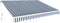 vidaXL - Luifel - handmatig - uittrekbaar - 450 - cm - antraciet