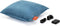 Home&Comfort - Verwarmd Kussen - Draadloos Oplaadbaar 3 Warmtepeilen - Fluweel Blauw