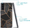 iMoshion Hoesje Geschikt voor Samsung Galaxy S21 Hoesje Siliconen - iMoshion Design hoesje - Zwart / Meerkleurig / Goud / Black Graphic