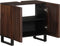 vidaXL - Wastafelkast - 62x34x58 - cm - massief - mangohout - bruin