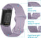 imoshion Siliconen bandje - Geschikt voor Fitbit Charge 6, Charge 5 - Lavendel - S